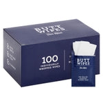 BLUE PANDA Flushable Wipes - Individually Wrapped Wipes for Adults - Soothing Aloe Vera Scent - Compact Travel Toilet Pape...