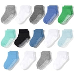 CozyWay Baby & Toddler Low-Cut Grip Socks - Non-Slip Playtime in Toddler Socks with Grips - Comfy Cotton Baby Foot Covers ...