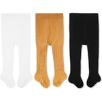 CozyWay Baby Girl Cable Knit Tights - Soft Baby Cotton Tights & Toddler Leggings - Stretch Leggings for Lasting Comfort - ...