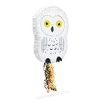 BLUE PANDA Pull String Owl Pinata - 17 x 13 in, White Paper - Funny Pull String Pinata for Birthday Party Decoration & Goo...