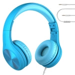 LilGadgets Connect+ Pro Wired Kids Headphones for School with Microphone, Volume Limiting Over-Ear Headset with Cord, Shar...