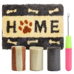 Bright Creations Latch Hook Kits for Adults - 20 x 15 Inch Printed Canvas - Dog Rug Hooking Kit for Beginners & Kids DIY C...