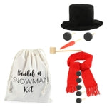 Blue Panda Build a Snowman Kit Outdoor - Multicolor Drawstring Bag, 11.5 x 9.5 in - Outdoor Snowman Kit for Kids & Adults ...