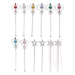 12 Pack Fairy Princess Wand for Girls, Dress Up Accessories