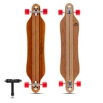 Magneto Cruiser Longboard - 8-Ply Maple Longboard Deck & 70mm Wheels for Smooth Ride - Skate Tool Included for Easy Tuning...