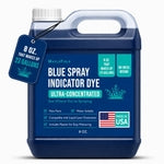 Maplefield Blue Spray Indicator Dye - 8 oz Bottle with Pipette - Lawn Dye for Sprayers & Spray Pattern Indicator