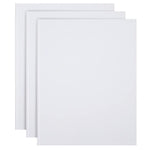 Paper Junkie Blank Books for Kids to Write Stories - 8.5 x 11 In, White Hardcover, Pack of 3 - Unlined Journal & Scrapbook...