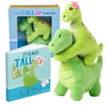 Tickle & Main Big Brother Gift Set with Dinosaur Plush & Storybook - Green Cotton Plush, 7" & 5.5", Ages 2+ - Big Brother ...
