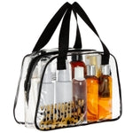 Zodaca Clear Stadium Bag - Quick Security Clear Bag for Stadium Events & Concerts - Waterproof PVC Transparent Travel Pouc...
