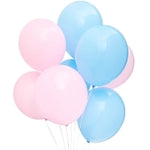 BLUE PANDA Gender Reveal Decorations Balloon Set - 100 Pink & Blue, 12 in, 32.8 ft Ribbon - Gender Reveal Party, Baby Show...