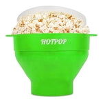 The Original Hotpop Microwave Popcorn Popper, Silicone Popcorn Maker, Collapsible Bowl and Dishwasher Safe- 20 Colors Avai...