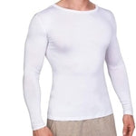 Eczema Clothing for Adults - White Long Sleeve Shirt for Women - Itch Relief, Ultra-Soft - AD RescueWear - No Zinc or Dyes...