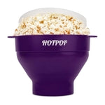 The Original Hotpop Microwave Popcorn Bowl Popper, Silicone Popcorn Maker, Collapsible Bowl and Dishwasher Safe- 20 Colors...