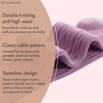 CozyWay Cable Knit Baby & Toddler Tights - Soft Cotton Infant Tights - Vibrant Colors for Baby Stockings - Fit for Toddler...