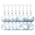 De-Bird Reflective Hanging Discs – Outdoor Reflective Garden Accessories with Swivel Hooks – Reflective Discs for Gardens,...