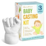 Maplefield 3D Baby Casting Kit - Mess-Free Impressions & Baby Hand Casting - Hypoallergenic & Gentle on Skin & Family Hand...