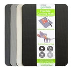 Simply Genius Rectangular Cutting Board Set - Color-Coded Cutting Mats for Kitchen - Dishwasher-Safe Plastic Chopping Boar...