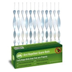 De-Bird Acrylic Bird Scare Rods - Reflective Glare Deterrent & Outdoor Bird Repellent - Humane Fruit Tree Deterrent - Easy...