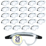 Aqulius Safety Goggles - Anti-Fog Direct-Vented Goggles - Splash-Resistant Chemical & Dust Eye Protection - Comfort-Fit Pr...