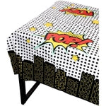 Blue Panda Comic Book Party Decorations Tablecloths 3-Pack - 54 x 108 in, Plastic & Cartoon Pattern - Disposable Birthday ...