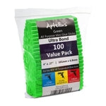Artellius Green Hot Glue Sticks 4 x0.27 - Ultra Bond Mini Adhesive Mini Hot Glue Sticks for All Temperatures (100-Pack)