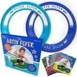 Activ Life 2 Pack Flying Rings for Kids, Fun Beach Toys, Gifts for Boys & Girls Aged 3-14, Cool Family Outdoor Games, Play...
