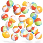 Top Race 25 Pack Mini Beach Balls Bulk Pack - 6 Inch Inflatable Rainbow Beach Balls for Kids - Ideal Pool Toys, Centerpiec...