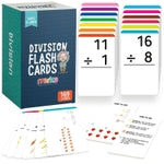 merka Math Flash Cards, 169 Flashcards in Total, Division Learning Mathematics, Create Game for Kids, Classroom and Homesc...