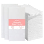 Prestee 200 Disposable Paper Hand Towels That Feel Like Linen Napkins, 2-Ply - Guest Towels, Wedding Paper Napkins, Dispos...