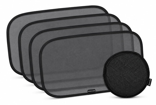 Enovoe Car Window Shade for Baby - (4 Pack) - XL - 25" x 16" - Cling Car Sun Shade for Windows - Sun, Glare and UV Rays Protection for Your Child - image 1