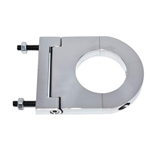 A-Team Performance 2 in Billet Steering Column Drop Mount - 2 in Dia & 2.5 in Drop - 6061 Billet Aluminum Polished Finish - Universal Steering Column Bracket - image 1
