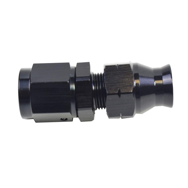 A-Team Performance - 5/16" Tube To -6 AN Female Adapter - With Brass Ferrule Black Hardline - image 1