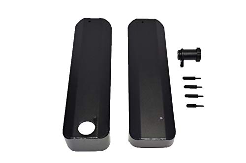 A-Team Performance - Fabricated Black Valve Cover Coil Covers - Compatible With LS GM Chevy Chevrolet Black - Big Block Chevy Look - Fabricated Aluminum Cover - Includes Mounting Hardware - image 1