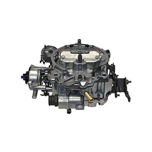 A-Team Performance 1904 Rochester Quadrajet Carburetor 4MV - Polished Electric Choke - Vacuum Secondary 4-Barrel - Throttle Response & Compatible with GM & Chevy 1980-89 - Electric, Performance - image 1