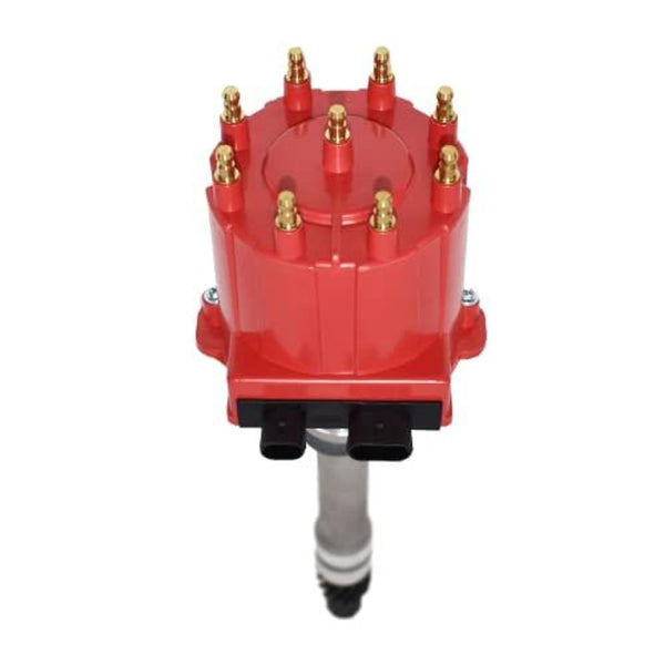 A-Team Performance EFI TBI Distributor - Headers & Coil - Ready to Run Distributor - Compatible With GMC, Chevy Pickup Truck & Camaro - 87-97 5.0L/5.7L/7.4L - Red Cap - image 1