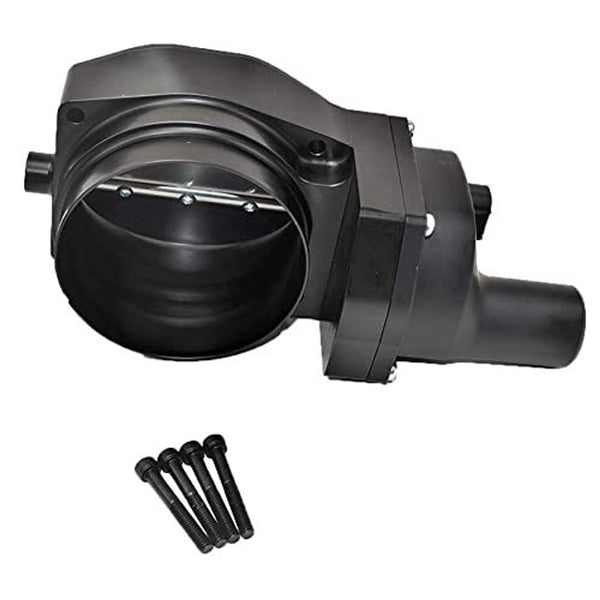 A-Team Performance LS4 Throttle Body - 102mm, Black Drive-By-Wire Throttle Body - CNC Billet Aluminum & 6-Pin Connector - Compatible with Chevrolet & GM LS1-LS7 & LSX 4-Bolt Intake Manifolds - image 1