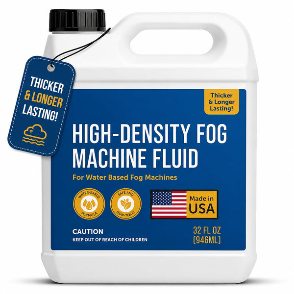 Maplefield High-Density Fog Machine Fluid - 32 oz - Great for Haunted Houses, Spooky Party Decor, and Outdoor Events - Long-Lasting Water-Based Formula - Compatible with 700+ Watt Machines - image 1