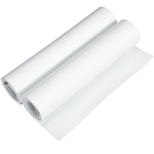 Bright Creations EVA Foam Rolls for Crafts & Cosplay - 2-Pack, 3mm Thick White, 14 x 39 Inch - High-Density Foam Fabric for DIY Armor & Costume Props - Foamy Roll - image 1
