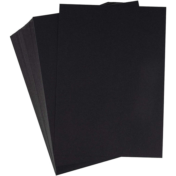 Card Stock, Black Stationary Paper for Post Cards and Crafts (5 x 7 In, 150 Pack) - image 1