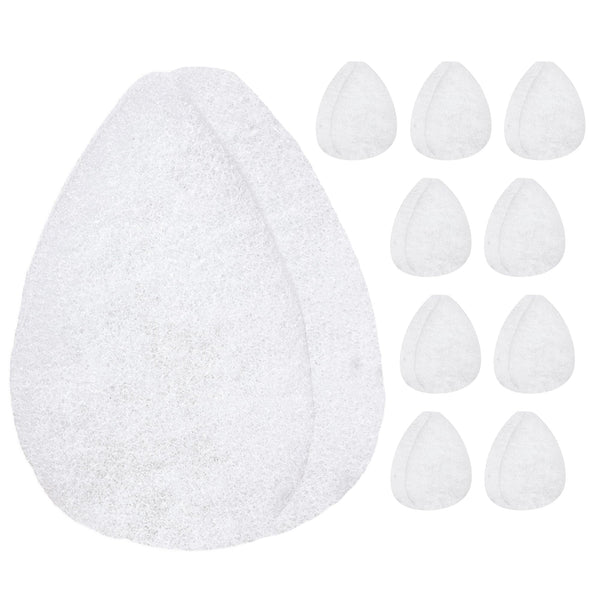 IMPRESA Facial Exfoliating Pads - Deep Cleansing Facial Sponges - Daily Exfoliation Face Scrubbers - Extra Thick Face Sponge - White, Pack of 10 - image 1