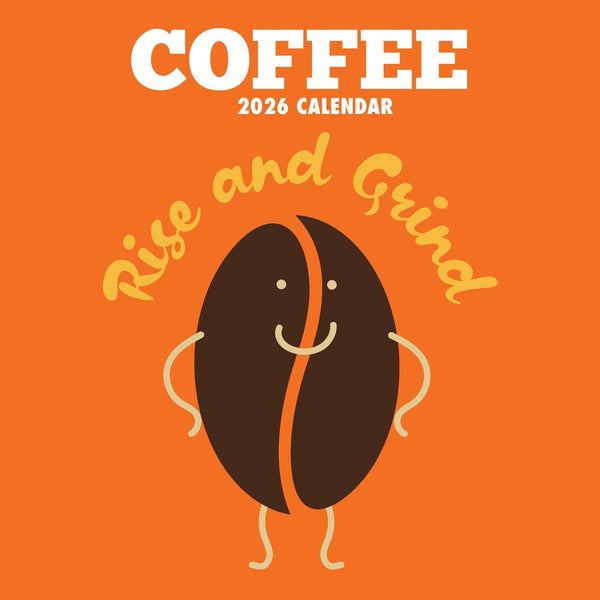 The Gifted Stationery 2026 Square Wall Calendar - 16 Month Calendar 2026 - Hanging Wall Planner 2026 - Planner Sticker Set with 180 Reminder Labels - Coffee Theme, 12 x 12 in - image 1