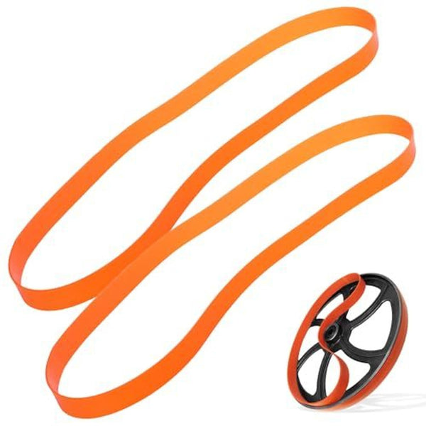 IMPRESA Bandsaw Tires - 2-Pack of Orange Urethane Bandsaw Tire for Metal & Wood Cutting - No Adhesive Needed - Compatible with Jet, Grizzly & Powermatic (14-inch) - image 1