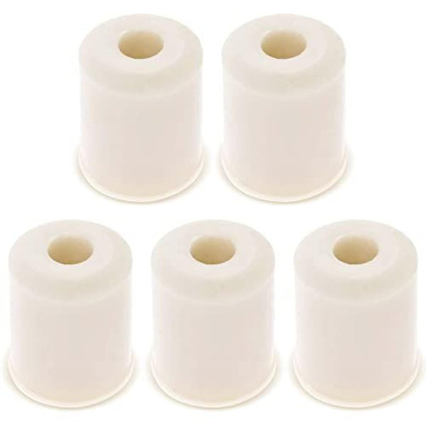 IMPRESA Rubber Feet for Mixer 5-Pack Replacement - Compatible with KitchenAid Stand Mixers 4161530, 9709707, K45SS & K5SS - White Rubber - image 1
