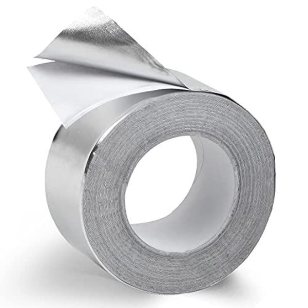 Impresa High Temperature Aluminum Foil Tape - 30 ft x 1.5 in, 0.15 mm Thick, Silver - Heat Resistant Sealing & High Heat Tape - Waterproof & Extra Thick Ductwork Sealer - image 1