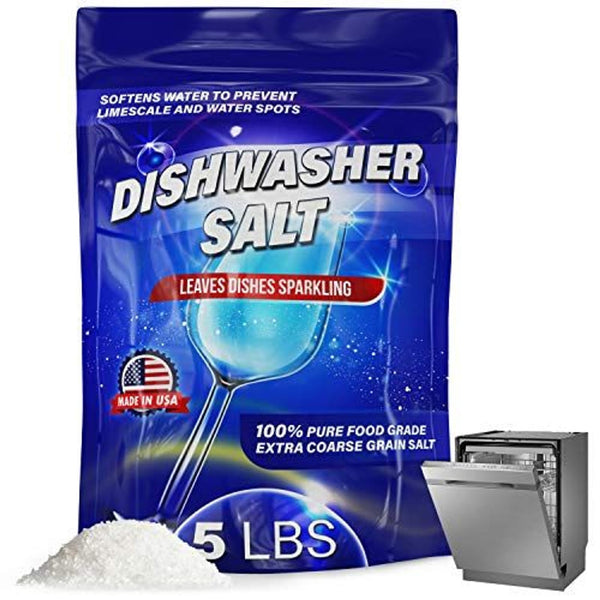 IMPRESA Coarse-Grain Dishwasher Salt - 80 Oz 100% Pure Formula & Softener Salt - Compatible With Miele, Bosch & Whirlpool Models & Dishwasher Water Softener - image 1