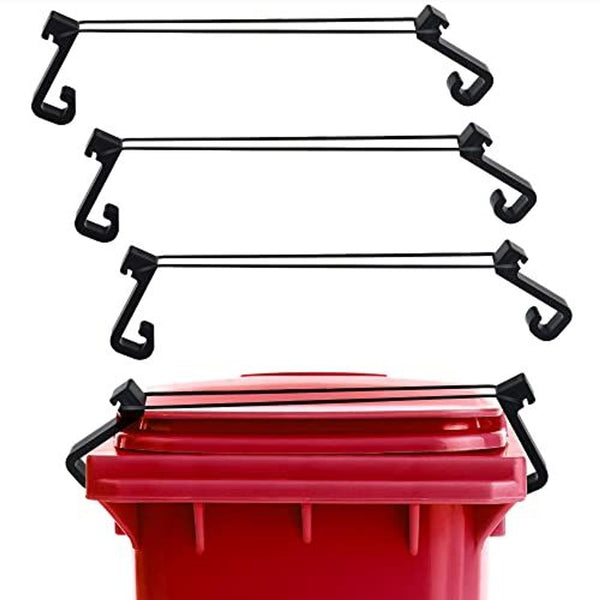 IMPRESA Trash Can Locks for Animals - 3 Pack Trash Can Lock Keeps Outdoor Bins Secure from Wildlife & Raccoon Proof - image 1