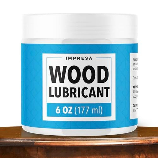 Impresa 6 Oz Wood Drawer Wax Paste - Friction-Free Sliding & Slide Wax - Squeak Elimination & Wood Lubricant for Smooth Movement - Corrosion Protection & Drawer Glide Lubricant - image 1
