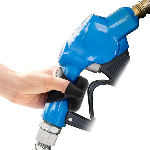 Maplefield Reusable Silicone Gas Pump Gloves - One Size Fits Most, Blue - Magnetic Pump Grip & Magnetic Hand Cover for Fuel Nozzle - Easy-Clean Reusable Fuel Glove - image 1