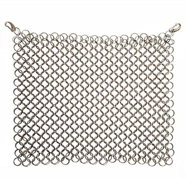Maplefield Sous Vide Weights Chainmail Stainless Steel - 1.3 lb, Silver - Full-Submersion Sinker & Sous Vide Container Weight - Metal Cooking Accessory & Clips Included - image 1