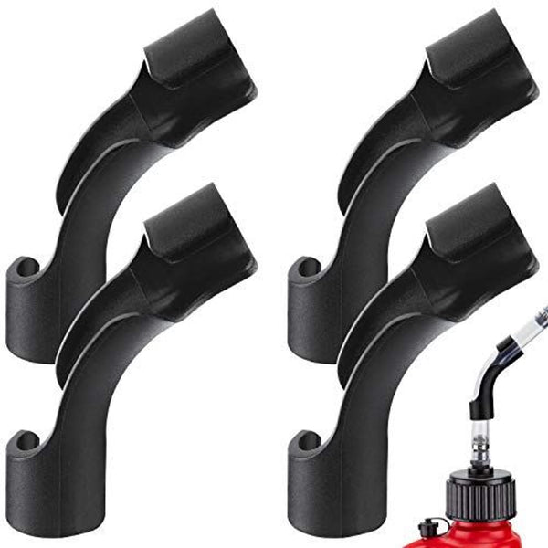 Mission Automotive Hose Bender 4-Pack - Black Plastic Spill-Free Refilling Automotive Gas Cans - Petroleum-Resistant Plastic Fuel Hose Bender Compatible with VP, Sportsman & Rural King Cans - image 1